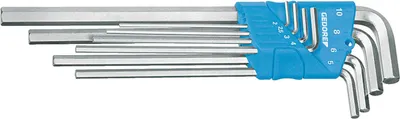 Zdjęcie produktu dla Gedore 1543555 Innen-Sechskant Winkelschraubendreher-Set 8teilig
