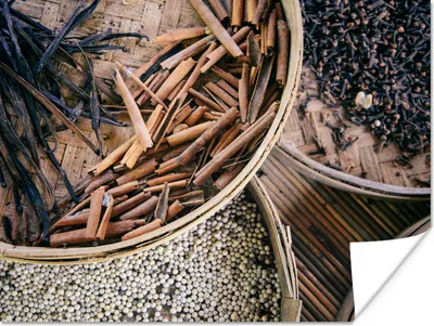 Produktbild von MuchoWow® Poster Kräuter auf der Kaffeeplantage 160x120 cm - Foto Plakat