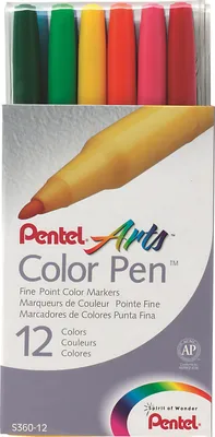 Produktbild von PentelArts Fasermaler Colour Pen 12er Etui
