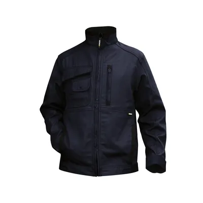 Obrázek produktu pro DASSY® Kent plátěná pracovní bunda NIGHT BLUE/BLACK velikost L délka: STANDARD