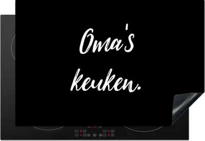 Produktbild von KitchenYeah© Herdabdeckplatte Kochen - Zitate - Großmutters Küche , 78x52cm, Küche Deko, Glaskeramikkochfeld Herdabdeckung, Abdeckplatte fùr Kochfeld
