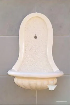 Produktbild von Wandbrunnen Waschbecken Garten Ausgussbecken Gartenspüle Becken Stein CARTAMA
