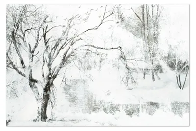 Immagine prodotto di LUMASOUL Quadri su tela 90x60 cm, Motivo invernale 2, Quadri da Parete per Soggiorno e Camera da Letto, 1 pezzo