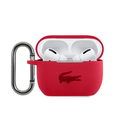 Obrázok produktu pre Lacoste Liquid Silicone Glossy Printing Logo Case fr AirPods Pro rot