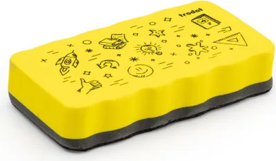 Image de trodat Whiteboard Schwamm magnetisch gelb