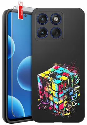 Obrázok produktu pre Puzdro pre Motorola Edge 70 | Vzory | Matné silikónové puzdro + sklo 9H