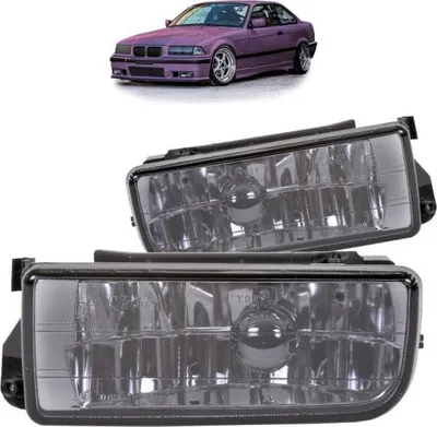 Obrázok produktu pre Sada hmlových svetiel v čiernom dymovom vyhotovení, vhodná pre všetky modely BMW E36 (91–99)