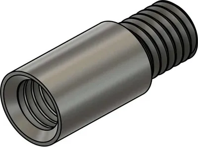 Produktbild von Gasdruckfeder Gasdruckdämpfer Verlängerung M8 10mm Hubstange