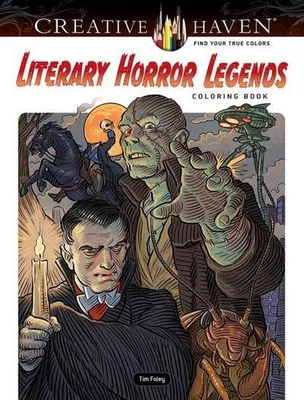 Obrázek produktu pro Creative Haven Literary Horror Legends Coloring Book