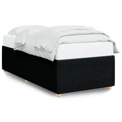 Produktbild von Bettgestell ohne Matratze Schwarz 80x200 cm Stoff
