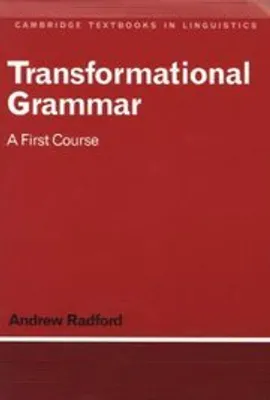 Produktbild von Transformational Grammar