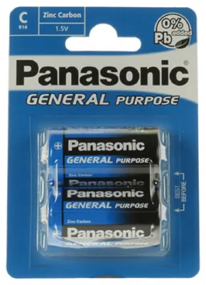 Image de Panasonic C Baby Batterie polyvalente 1,5 V, blister de 2