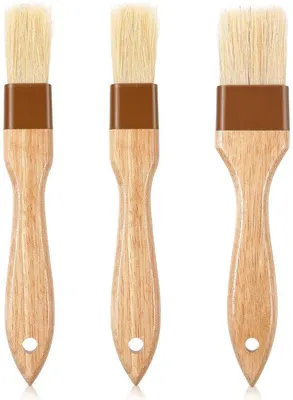 Immagine prodotto di Set di pinze da cucina - fruste da cucina versatili - 3 pezzi - setole naturali