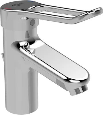 Produktbild von Ideal Standard Waschtischarmatur CERAPLUS 2 mit Bügelgriffhebel und Metallablauf chrom