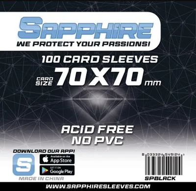 Obrázok produktu pre REXhry Sapphire – 100 ks (70 × 70 mm)