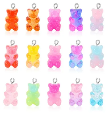Productafbeelding van 100 kleurrijke gelatinehangers voor kinderkleding