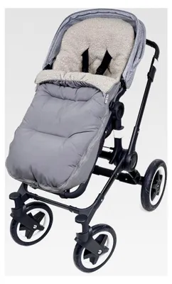 Produktbild von Winter-Fußsack Zoi | Universal für Kinderwagen, Sportwagen und Buggy, Babyfußsack mit abnehmbarer Oberseite | Waschbarer Kinderfußsack | Atmungsaktiver Fußsack