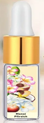 Produktbild von GKA Parfüm Öl Monoi Pfirsich aus Frankreich Parfümöl Kosmetik Pfirsich, Kokosnuss, Monoi, Vanille, Orangenblüte sehr intensiv Probierfläschchen