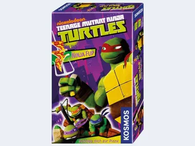 Produktbild von Kosmos Teenage Mutant Ninja Turtles - Ninja-Flip, Brettspiel, Feinmotorik (Geschicklichkeit), 6 Jahr(e)