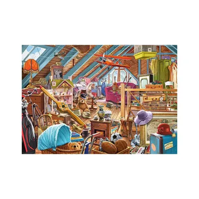 Zdjęcie produktu dla Puzzle 500 elementów „Zagracony strych” 53407