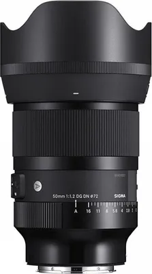 Zdjęcie produktu dla Obiektyw SIGMA 50 mm f/1,2 DG DN ART – kompatybilny z systemem Sony FE