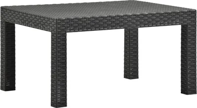 Produktbild von Gartentisch Anthrazit 58x58x41 cm PP Rattan