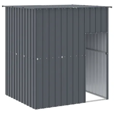 Obrázok produktu pre vidaXL Domček pre psa so strechou antracitový 165x153x181 cm pozinkovaná oceľ