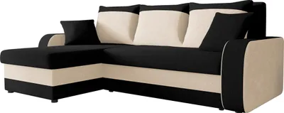 Produktbild von MIRJAN24 Ecksofa Kris, Stilvoll Eckcouch mit Bettkasten und Schlaffunktion, L-Form Couch, Schlafsofa (Mikrofaza 0015 + Mikrofaza 0031)
