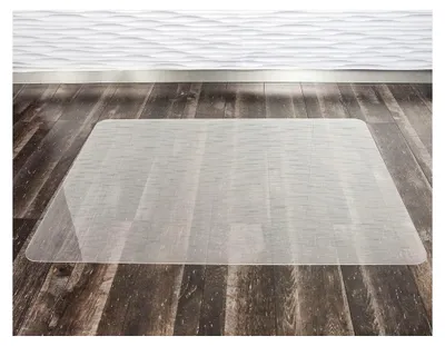 Produktbild von Bodenschutzmatte für Bürostühle aus Polycarbonat für Hartböden milchig (0,90m x 1,20m)