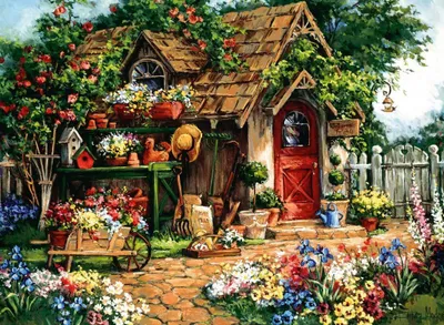 Produktbild von Puzzle, 500 Teile: „Gärtnerparadies“ 3532 Anatolian