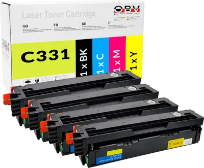 Produktbild von Kompatibles Toner-Sparset für Lexmark 20N2H für CS331dw CX331adwe (BK/C/M/Y)