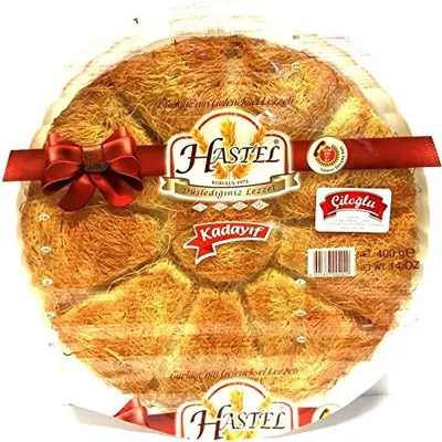 Produktbild von HASTEL geröstete Teigfäden Kadayif zur Herstellung von Dubai Schokolade oder Künefe 400g