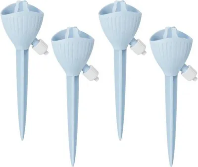 Immagine prodotto di Irrigazione a goccia blu, regolabile, 28-30 mm, semplice, ideale per piante da appartamento
