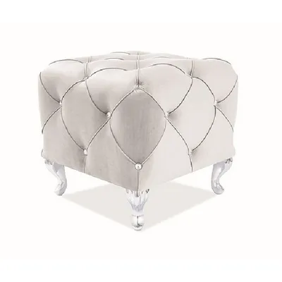 Immagine prodotto di Pouf glamour BERTIN - grigio chiaro