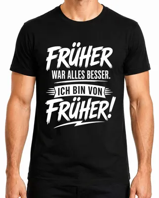 Imagen del producto de "Antes todo era mejor". Camiseta sarcástica para hombre, color , talla XXL
