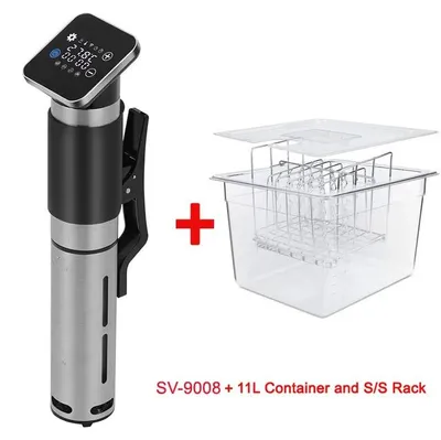Image de Circulateur sous vide - SV9008 - Circulateur thermique - 1300 W - WiFi - Contrôle via application - Étanchéité IPX7 - Pour récipients de plus de 6 litres - Noir