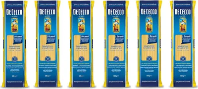 Produktbild von 6x De Cecco Spaghettoni Grandi n°414 Italienische Pasta Teigwaren aus Hartweizengrieß 500g
