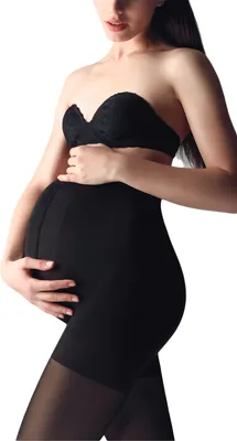 Produktbild von Giulia Umstandsstrumpfhose Strumpfhose für Schwangere Mutter Mama 20 Schwarz S