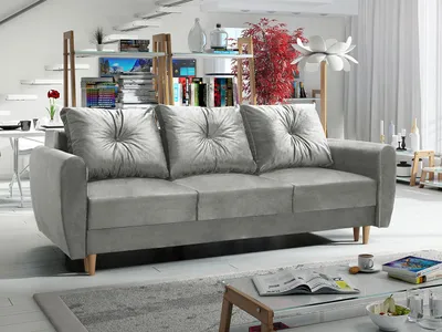 Produktbild von MIRJAN24 Sofa Manstad, Couch mit Bettkasten und Schlaffunktion, Couchgarnitur, Schlafsofa vom Hersteller (Magic Velvet 2217)