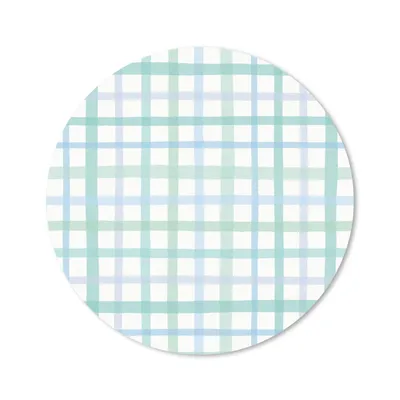 Produktbild von MuchoWow® Mauspad Mousepad Pastell - Muster - Blau 40x40 cm - Mousepads - Maus Mat - Pad - Mausunterlage - Schreibtisch Accessoires