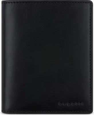 Produktbild von bugatti REMO Hochformatbörse mit Klappe, schwarz