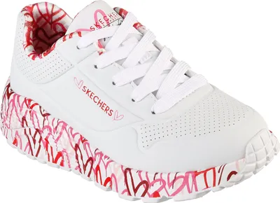Produktbild von Skechers Uno Lite - Lovely Luv - Weiß Rose / Pink Synthetik Größe: 35 Normal