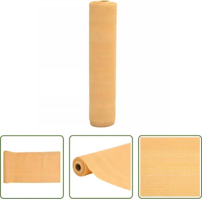Produktbild von The Living Store Zaunblende Sandfarbe 1x10 m HDPE 195 g/m²