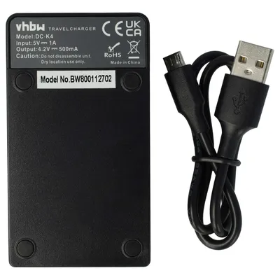 Produktbild von vhbw USB-C Ladegerät kompatibel mit Rollei Compactline 150 Kamera - Ladeschale + USB-C Kabel Ladeanzeige