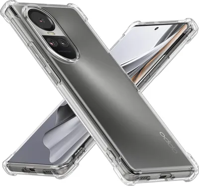 Produktbild von Hülle für Oppo Reno 10 5G Weich Transparent Handyhülle mit Verstärkte Ecken Bumper Schutzhülle