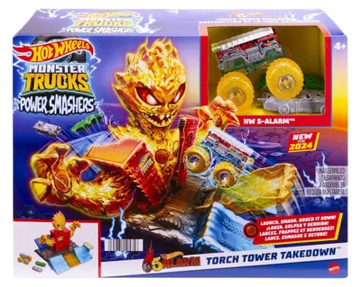 Immagine prodotto di Hot Wheels Monster Trucks Power Smashers Torch Tower Takedown