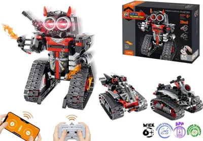 Image de Tech blocks 3in1 voiture robot rouge