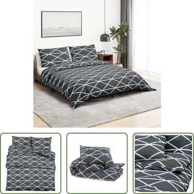 Obrázek produktu pro The Living Store Sada ložního prádla šedá 200x200 cm bavlna