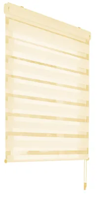 Produktbild von Vario Duo Rollo Doppelrollo Fensterrollo Beige 100 x 210 cm Klickhalter
