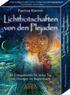 Immagine prodotto di Lichtbotschaften von den Plejaden - das Kartenset: 44 Energiekarten für jeden Tag mit Übungen im Begleitbuch
